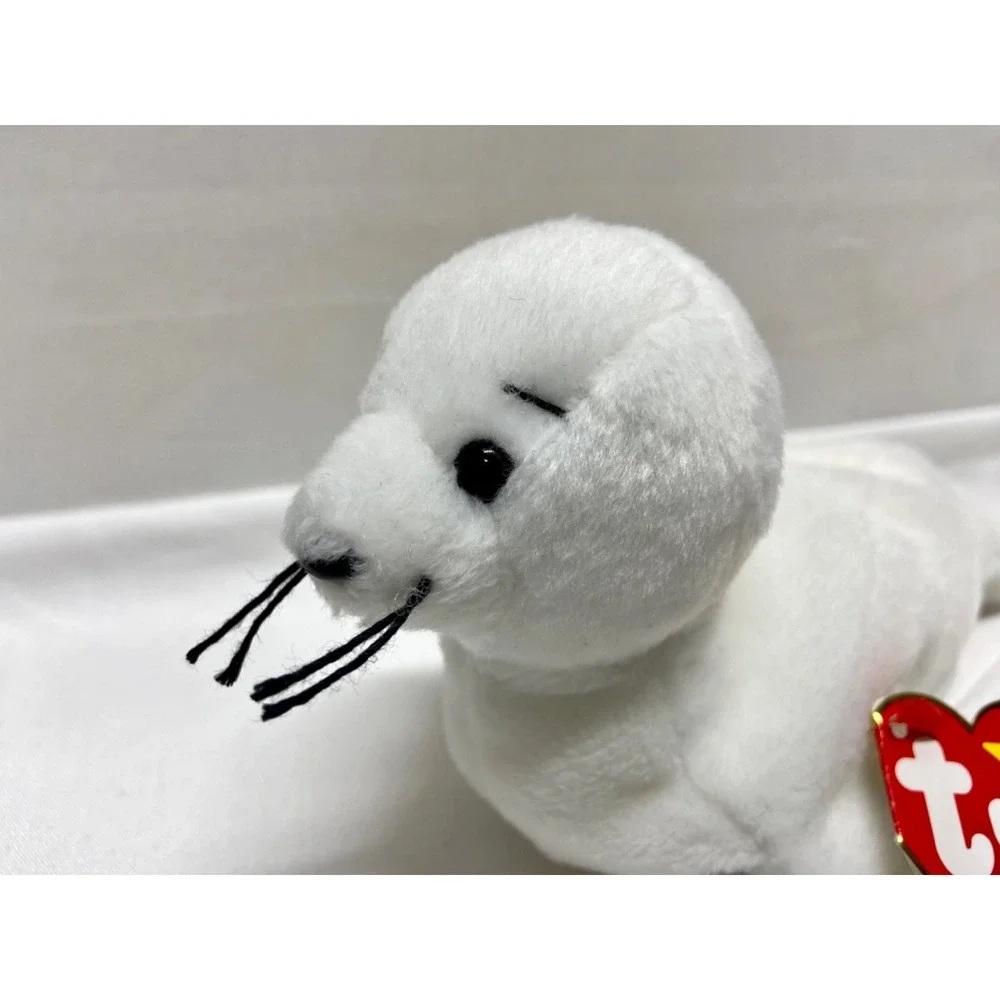 Vintage Ty Beanie Babies Seamore Baby Seal 1993 Retired Plush Rare See Tags MWMT